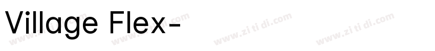 Village Flex字体转换